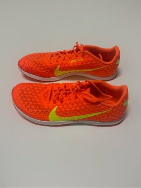 Nike Zoom Rival XC 5 MENS Total Orange Volt track shoes No Cleats Size 12 NWOB